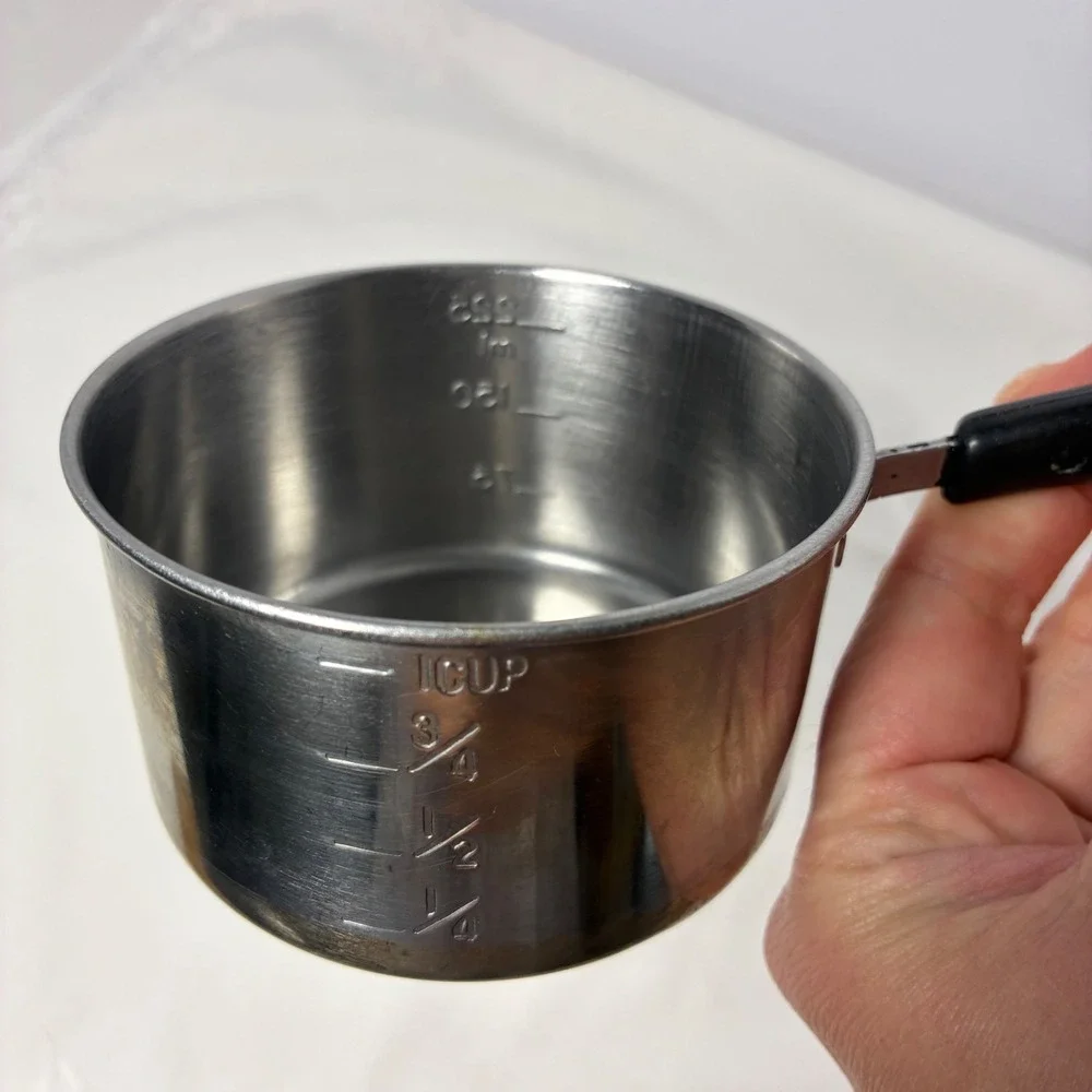 Vtg Revere Ware Measuring Cup 1 Cup Mini Melting Pot Copper Bottom MCM Farmhouse